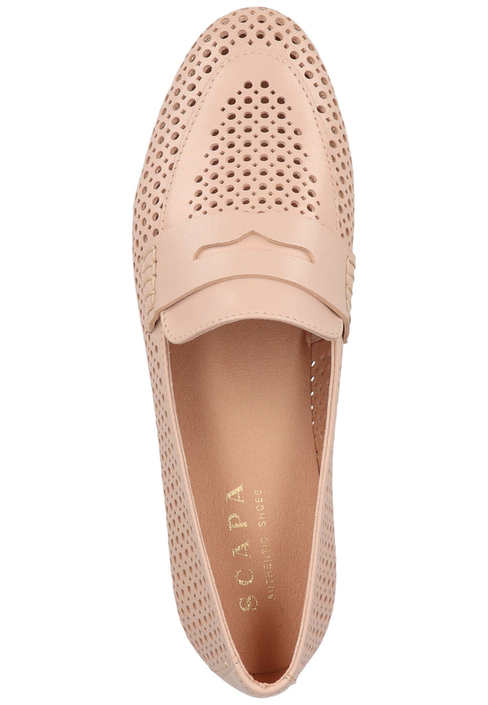 Scapa Slipper Leder Beige