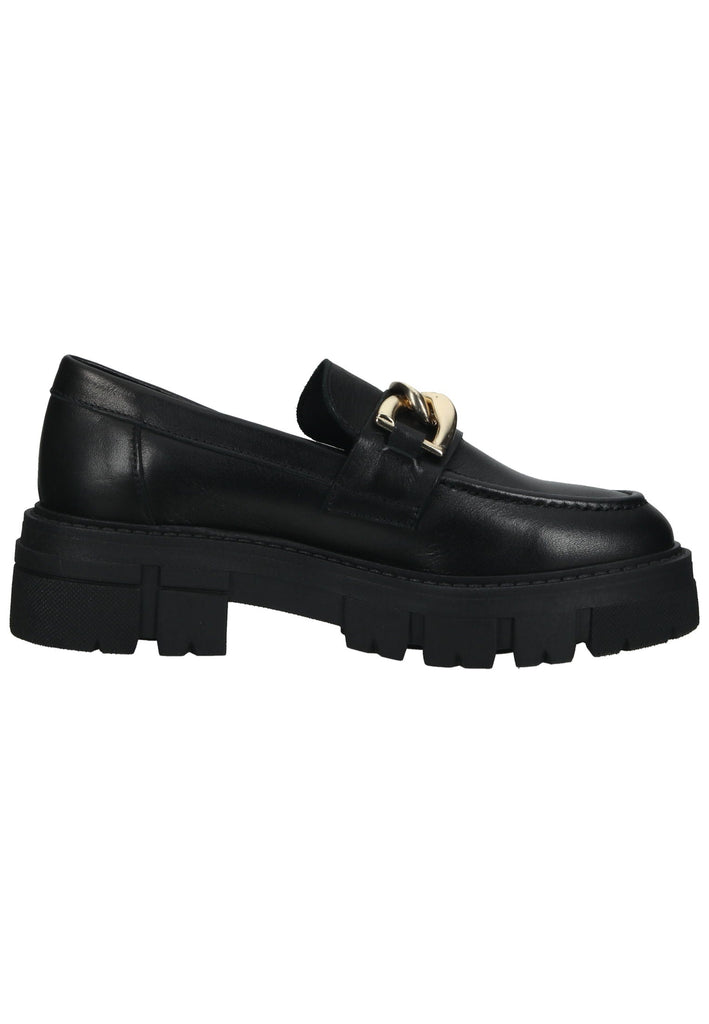 Scapa Slipper Leder Schwarz