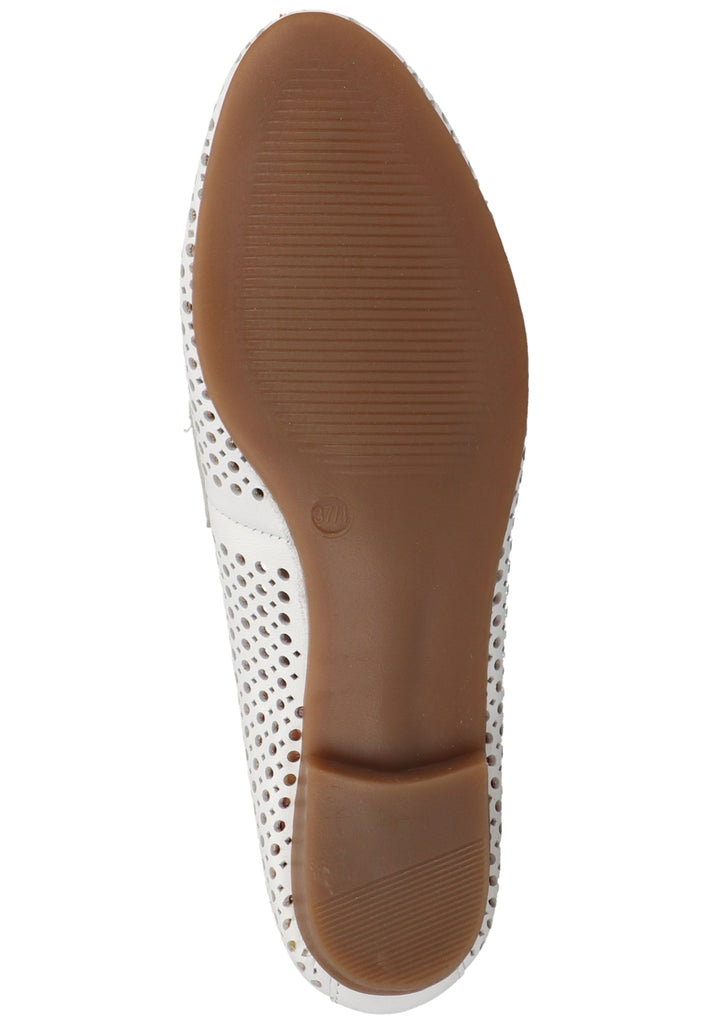 Scapa Slipper Leder Weiß