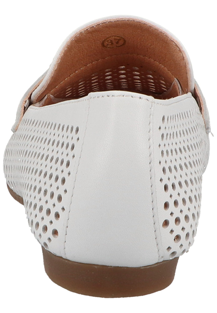 Scapa Slipper Leder Weiß