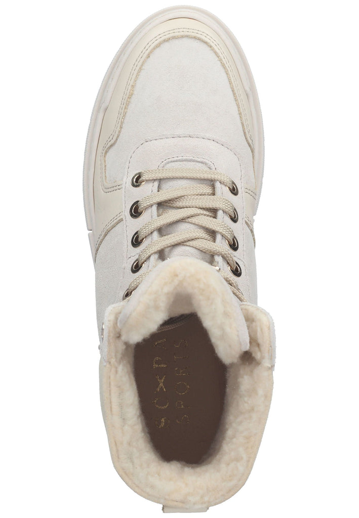 Scapa Sneaker Leder Beige Warmfutter