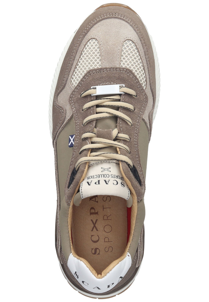 Scapa Sneaker Leder Taupe