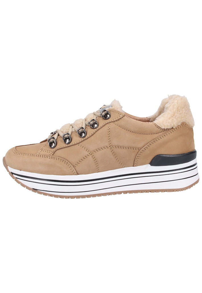 Scapa Sneaker Leder Taupe