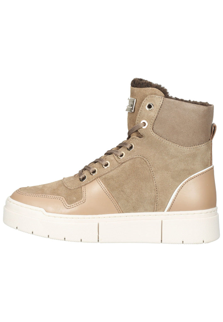 Scapa Sneaker Leder Taupe Warmfutter