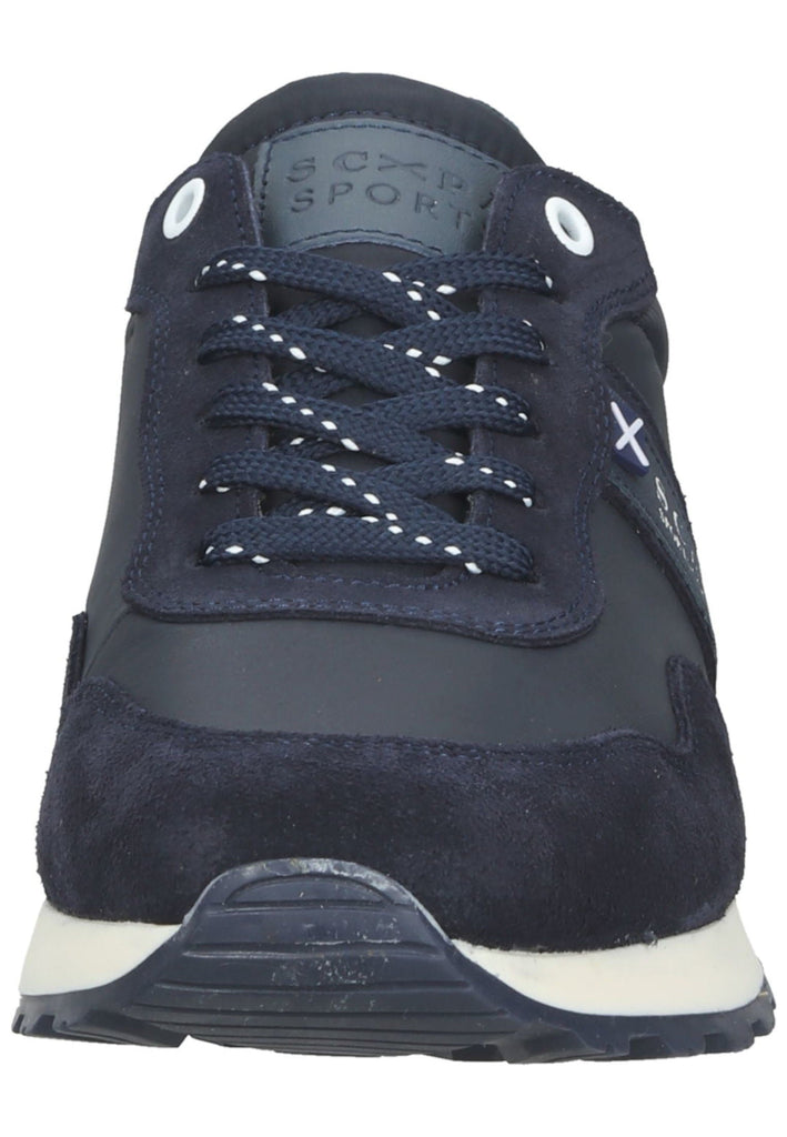 Scapa Sneaker Leder/Textil Beige/Blau