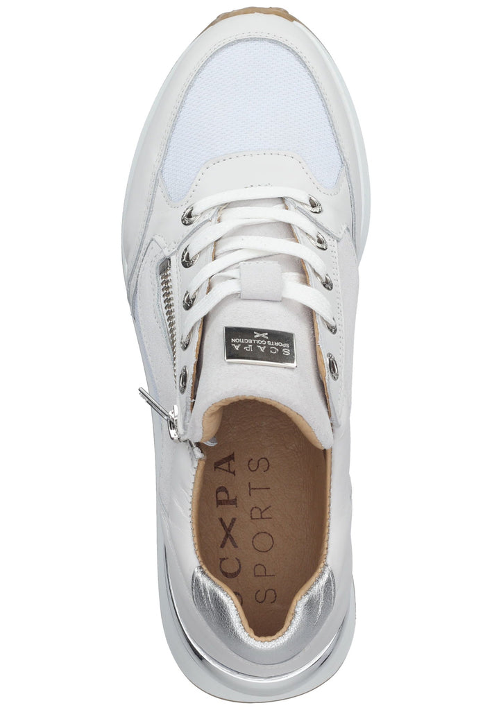 Scapa Sneaker Leder Weiß