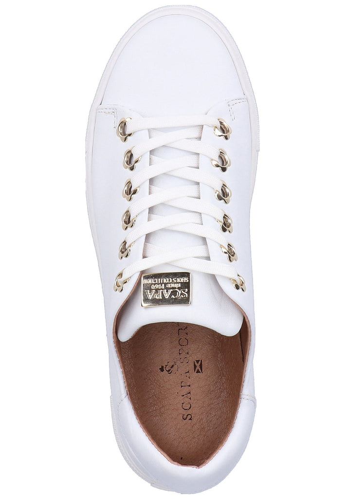 Scapa Sneaker Leder Weiß