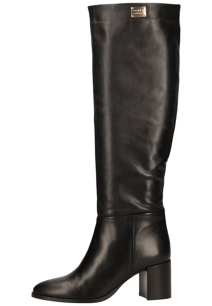 Scapa Stiefel Leder Schwarz