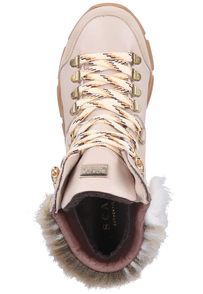Scapa Stiefelette Leder Beige