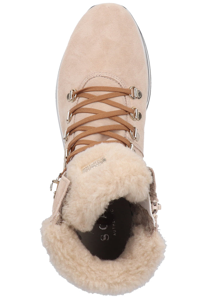Scapa Stiefelette Leder Beige Warmfutter