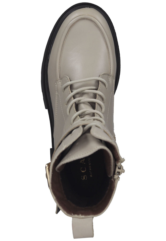 Scapa Stiefelette Leder Beige Warmfutter