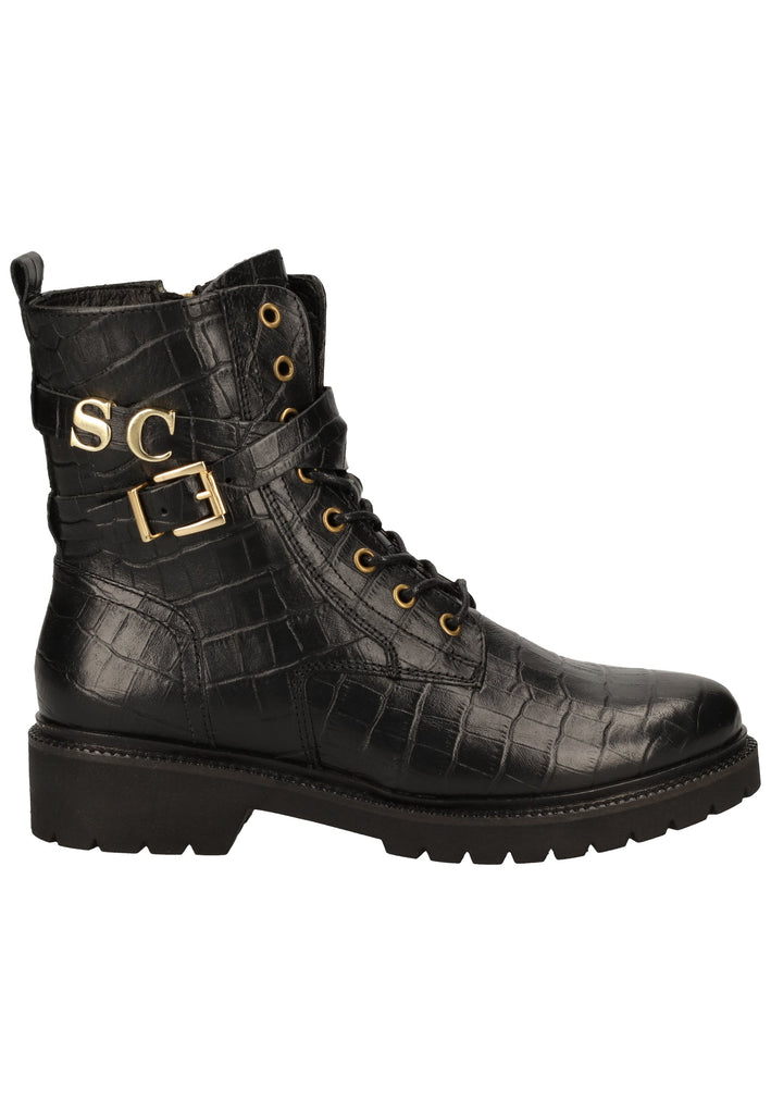 Scapa Stiefelette Leder Schwarz