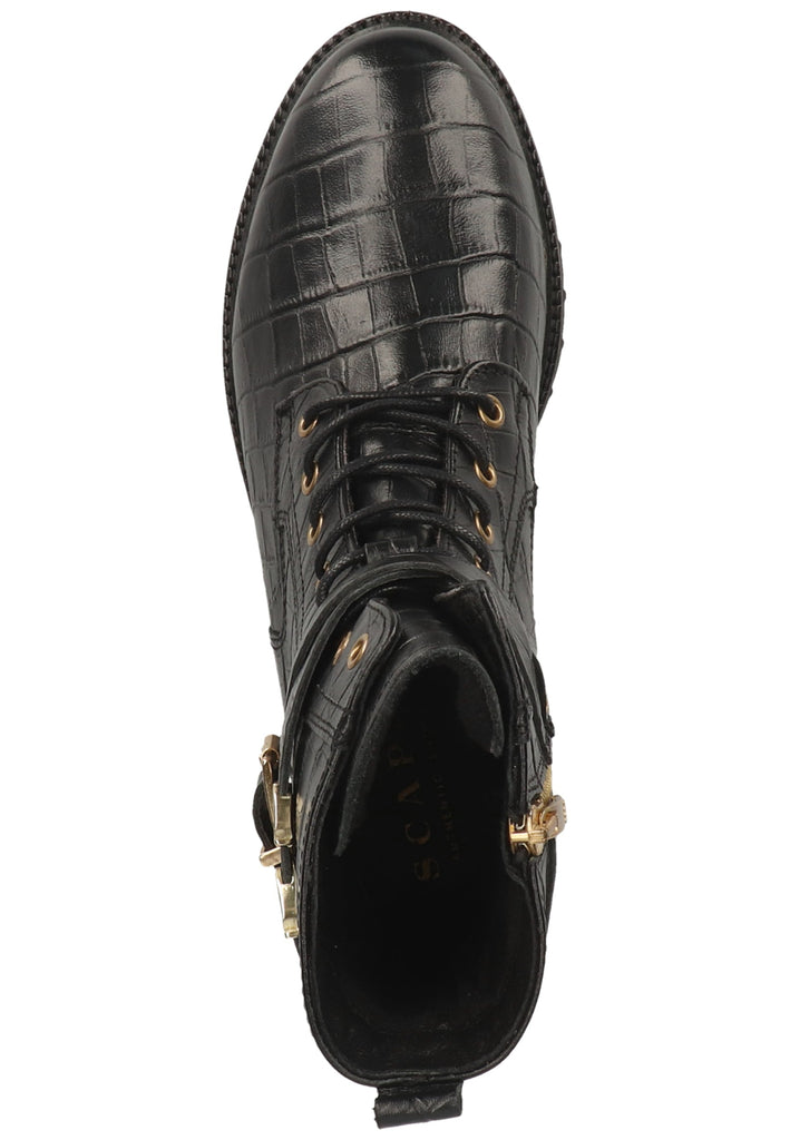 Scapa Stiefelette Leder Schwarz