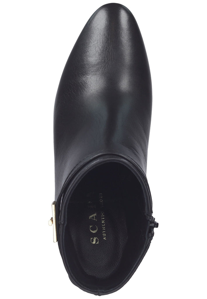 Scapa Stiefelette Leder Schwarz