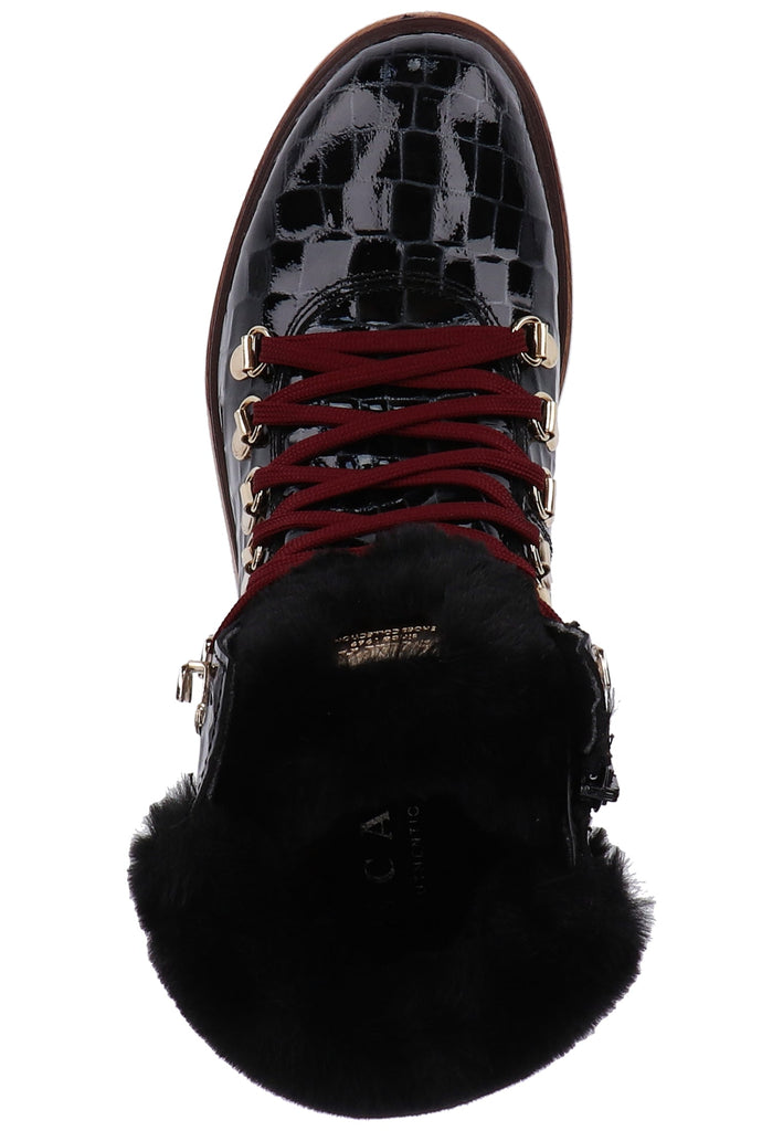 Scapa Stiefelette Leder Schwarz Warmfutter