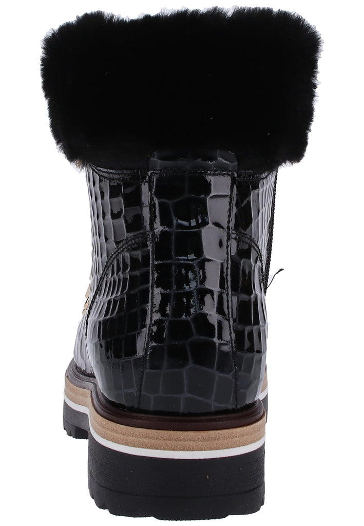 Scapa Stiefelette Leder Schwarz Warmfutter