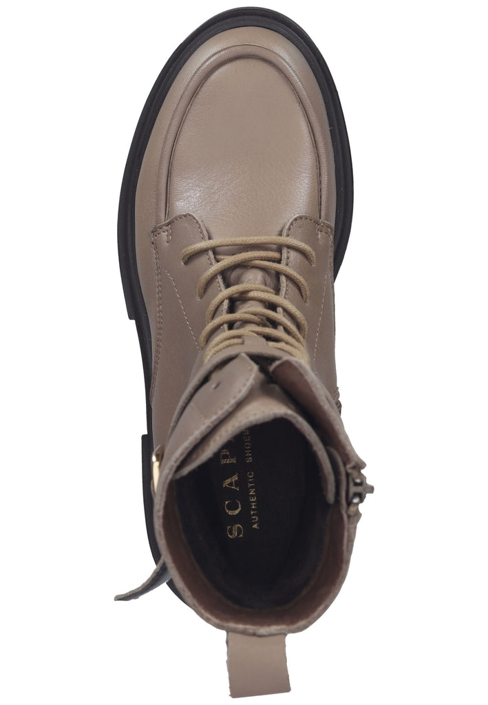 Scapa Stiefelette Leder Taupe Warmfutter