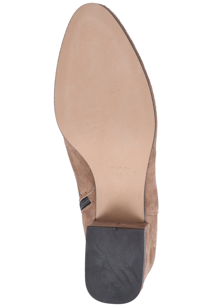 Scapa Stiefelette Veloursleder Taupe