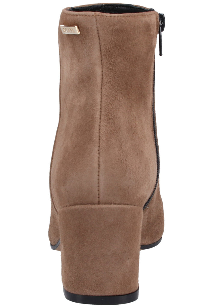 Scapa Stiefelette Veloursleder Taupe