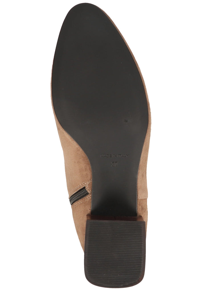 Scapa Stiefelette Veloursleder Taupe