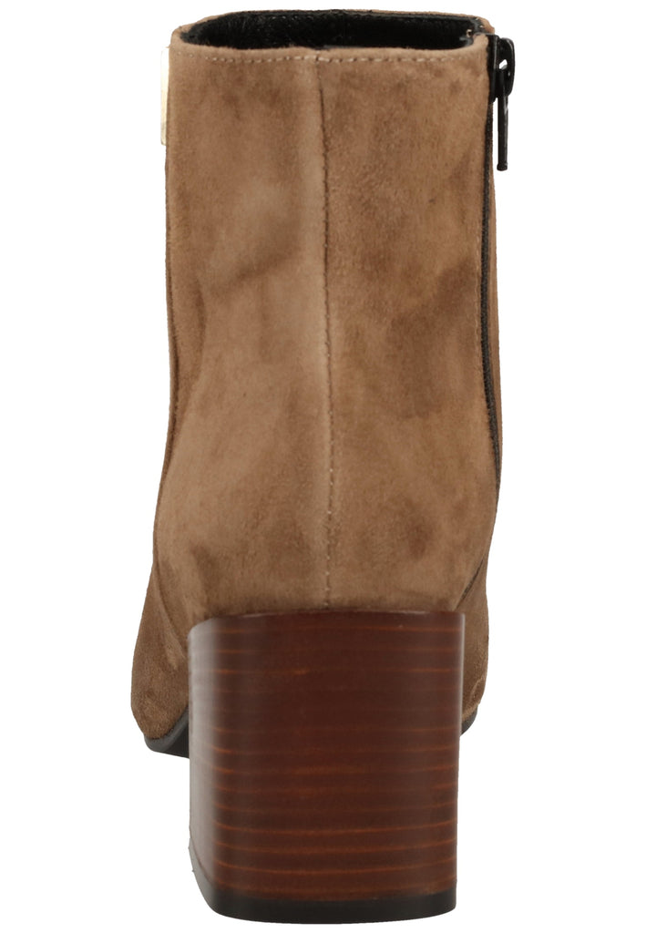 Scapa Stiefelette Veloursleder Taupe