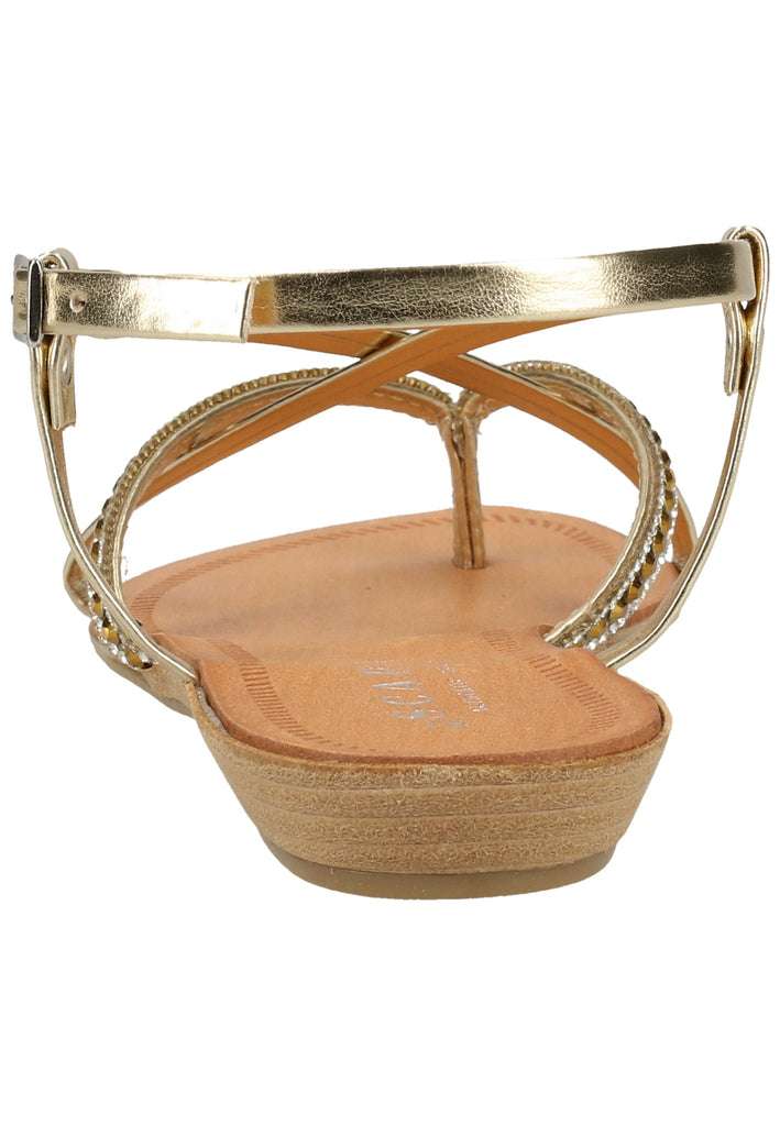 Scapa Zehensteg Lederimitat Gelb