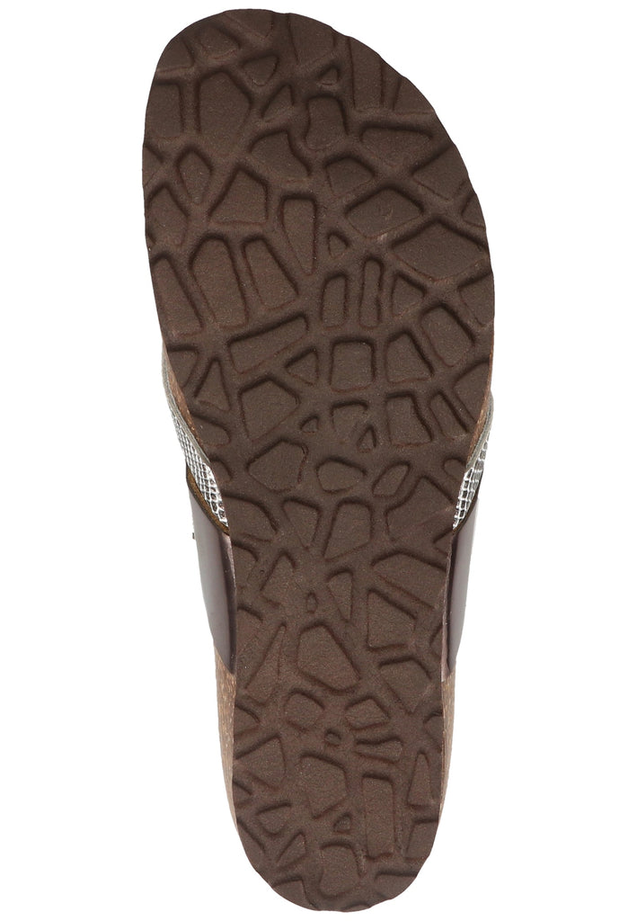 Scapa Zehensteg Lederimitat Grau