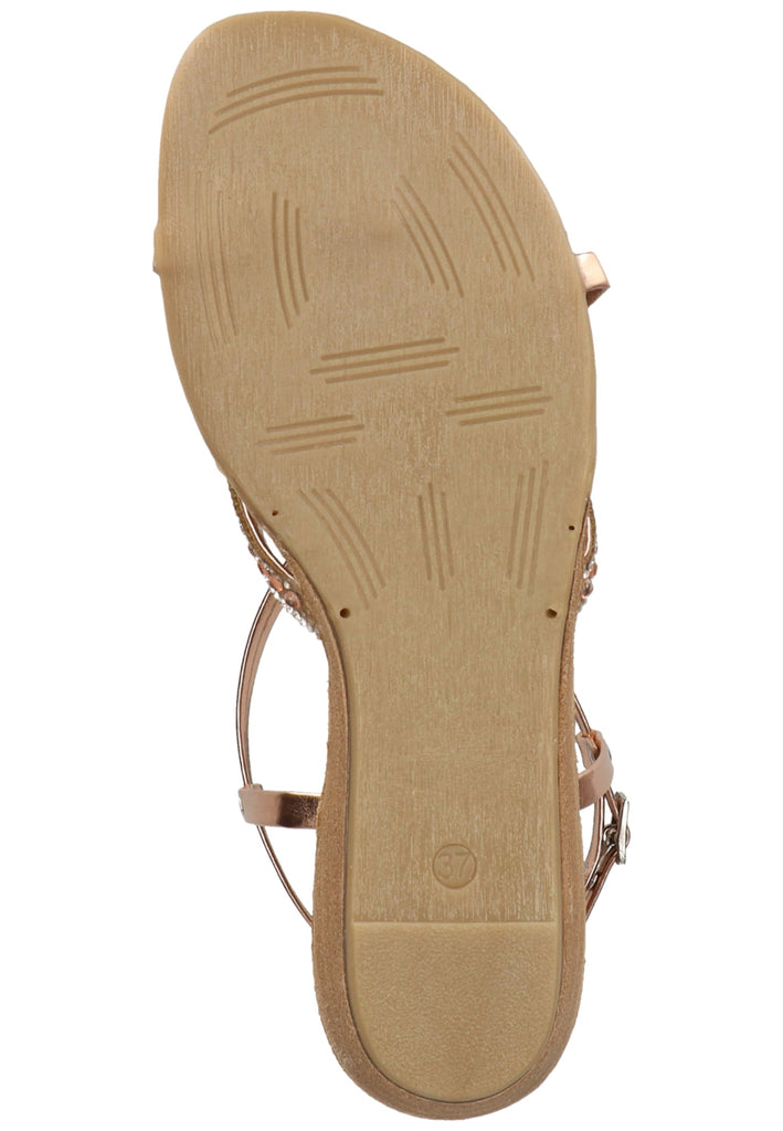 Scapa Zehensteg Lederimitat Rot