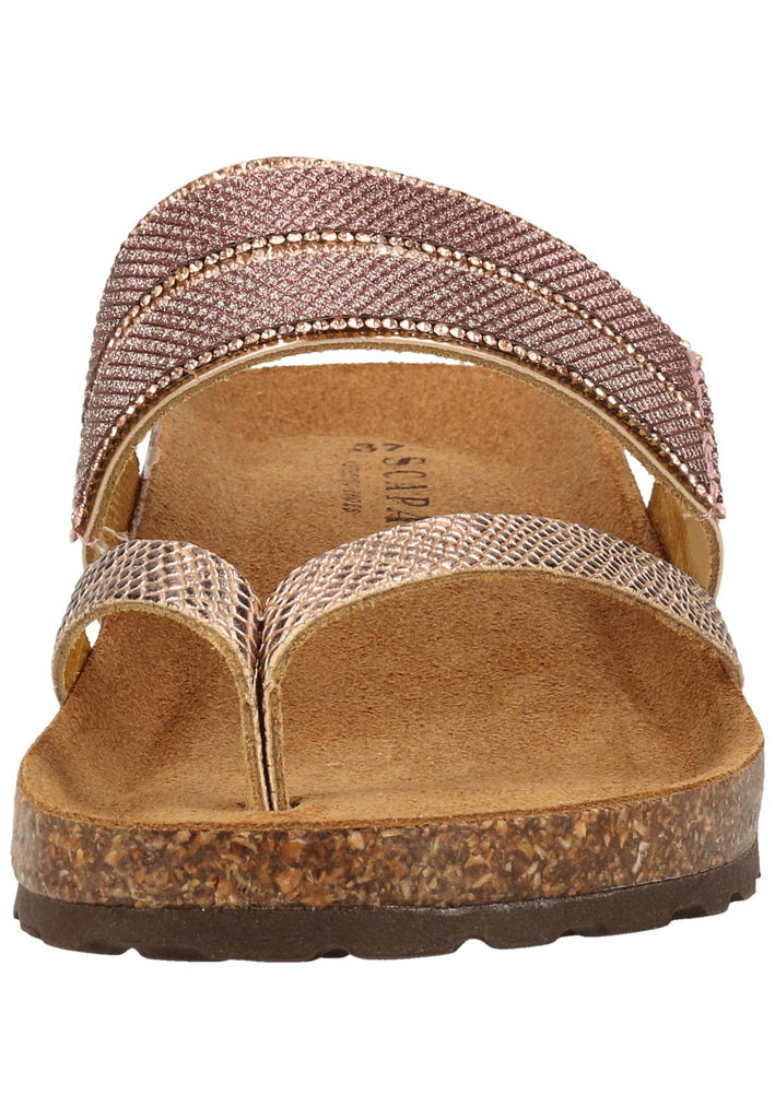 Scapa Zehensteg Lederimitat Rot