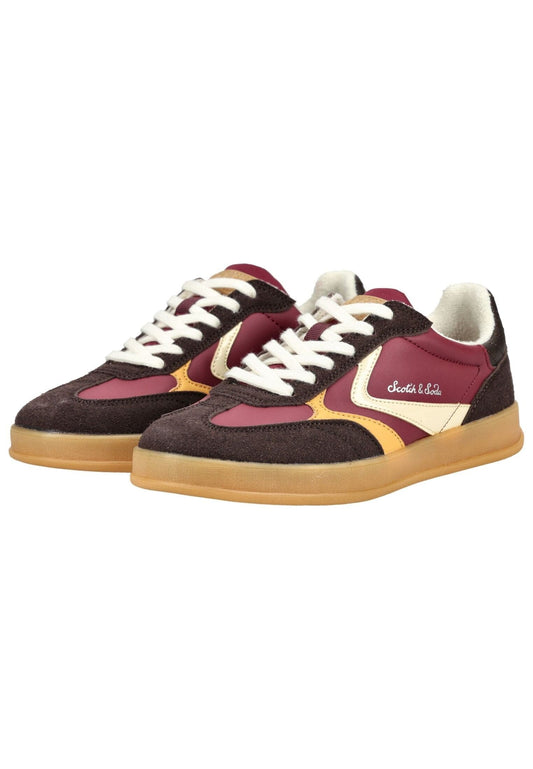SCOTCH & SODA Sneaker Lederimitat Braun