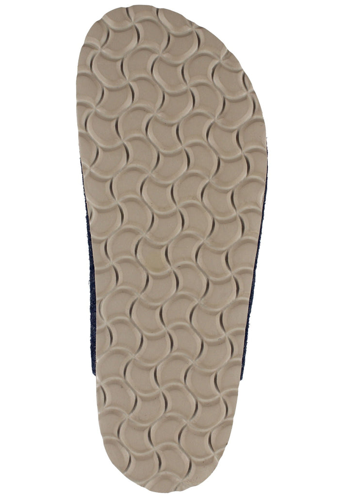 Shepherd Hausschuhe Filz Navy
