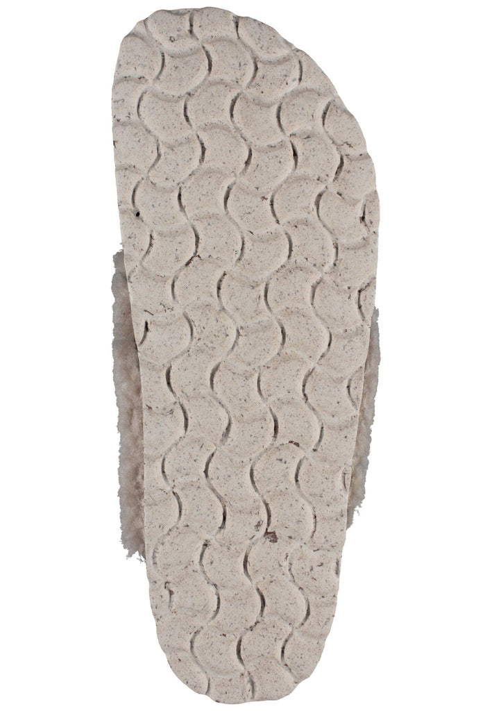 Shepherd Hausschuhe Lammfell Creme