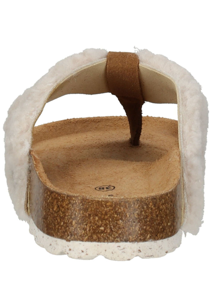 Shepherd Hausschuhe Lammfell Creme
