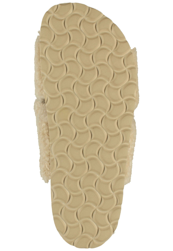 Shepherd Hausschuhe Lammfell Creme