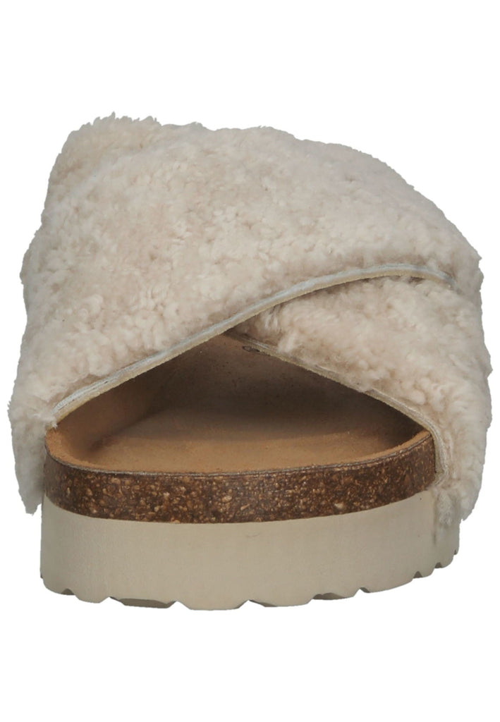Shepherd Hausschuhe Lammfell Creme