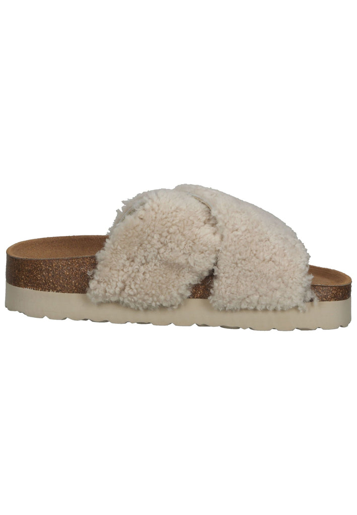 Shepherd Hausschuhe Lammfell Creme