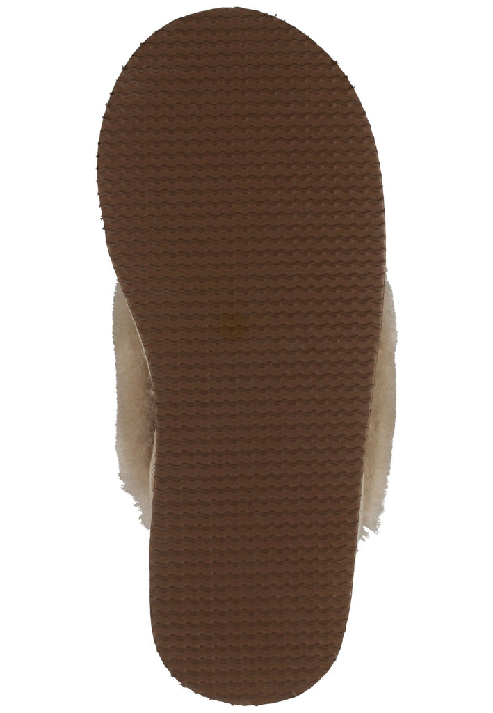 Shepherd Hausschuhe Lammfell Honey