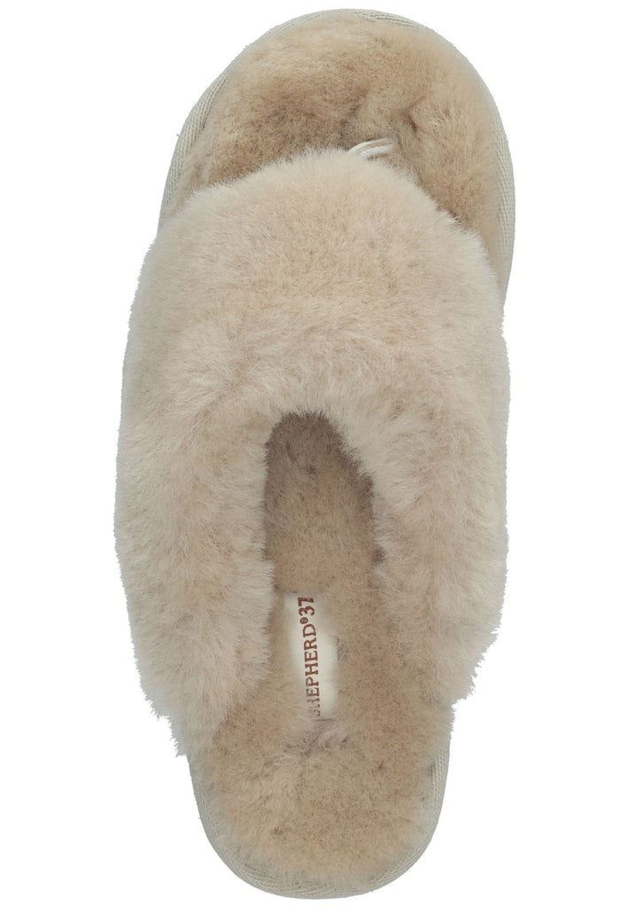 Shepherd Hausschuhe Lammfell Honey