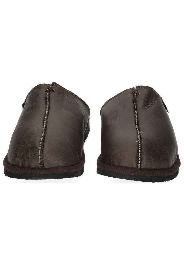 Shepherd Hausschuhe Lammfell Stone Warmfutter