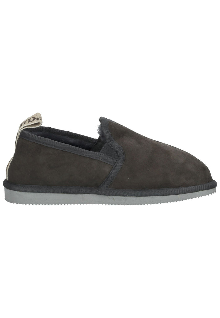 Shepherd Hausschuhe Leder asphalt Warmfutter