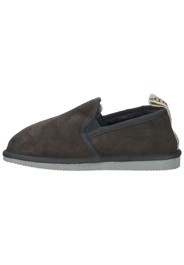 Shepherd Hausschuhe Leder asphalt Warmfutter