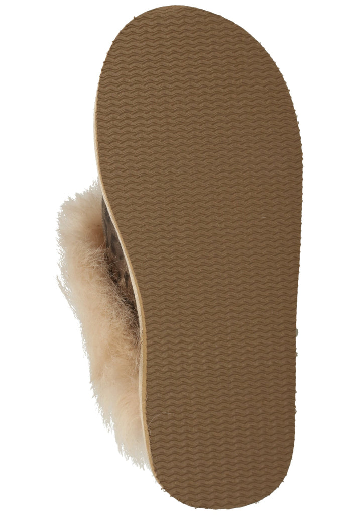 Shepherd Hausschuhe Leder Braun