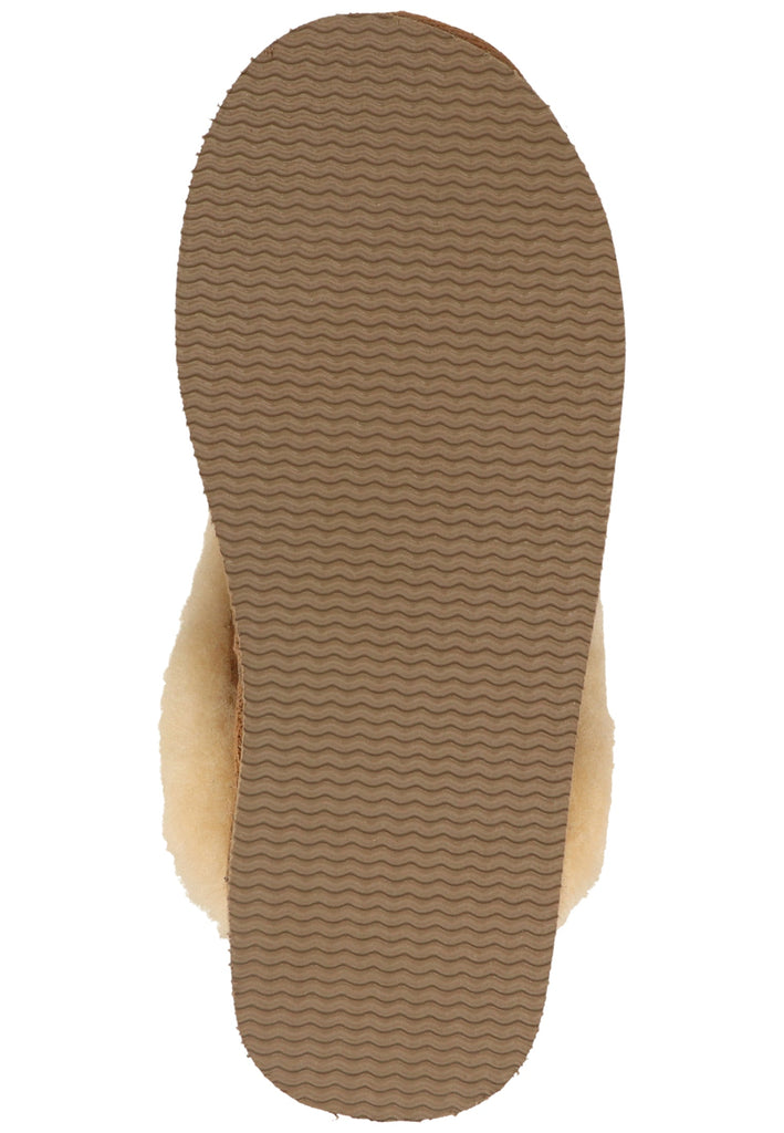 Shepherd Hausschuhe Leder Braun Warmfutter