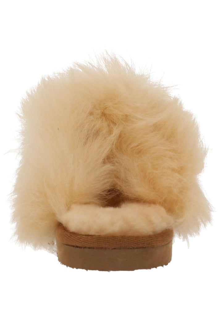 Shepherd Hausschuhe Leder Chestnut Warmfutter