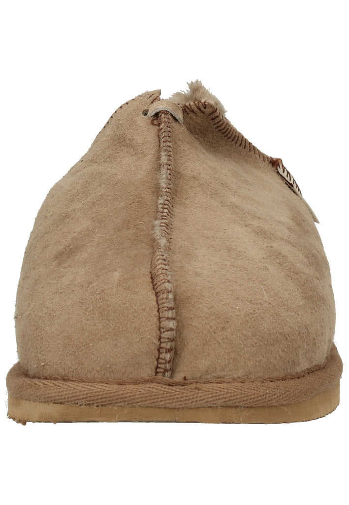 Shepherd Hausschuhe Leder Grau