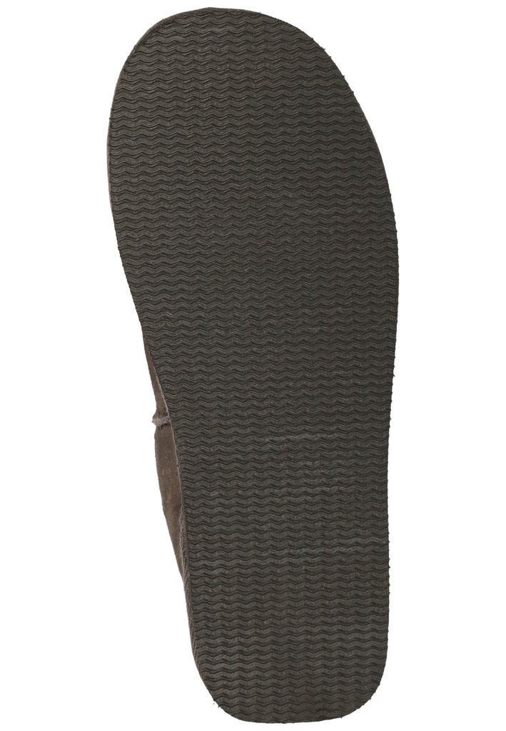 Shepherd Hausschuhe Leder Grau