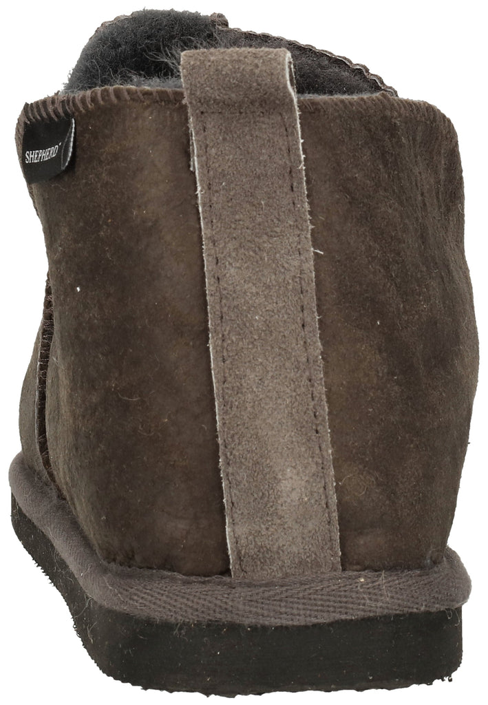 Shepherd Hausschuhe Leder Grau
