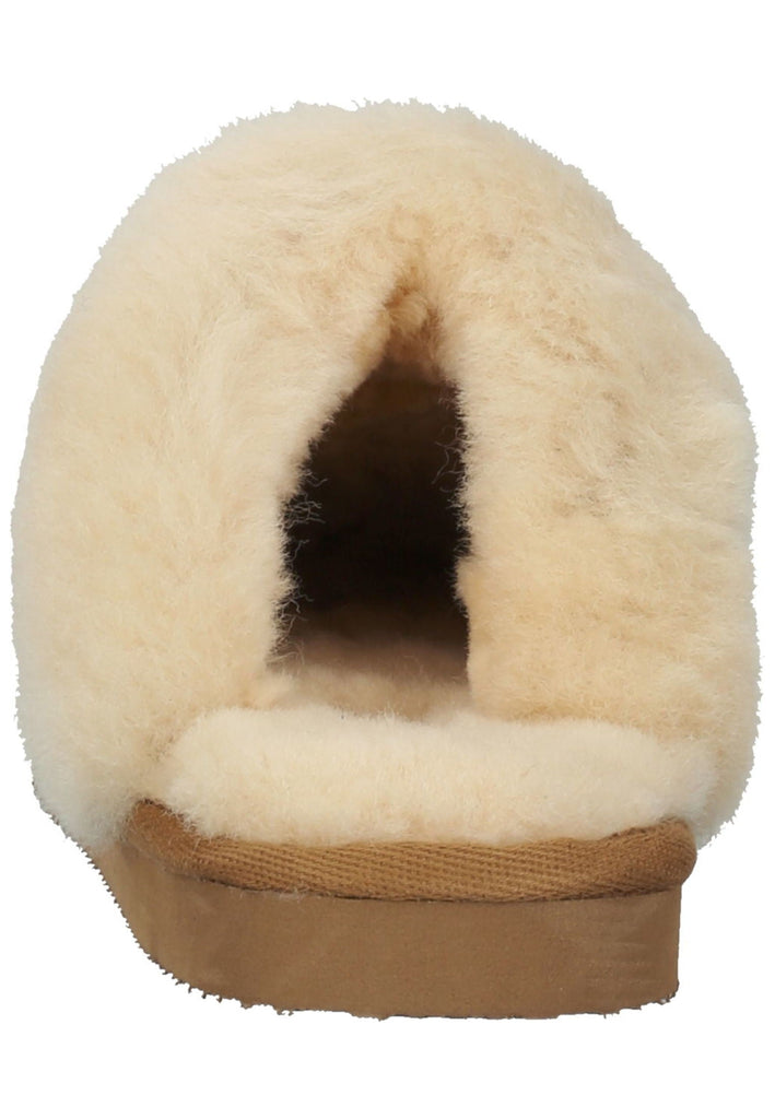 Shepherd Hausschuhe Leder Kastanie Warmfutter