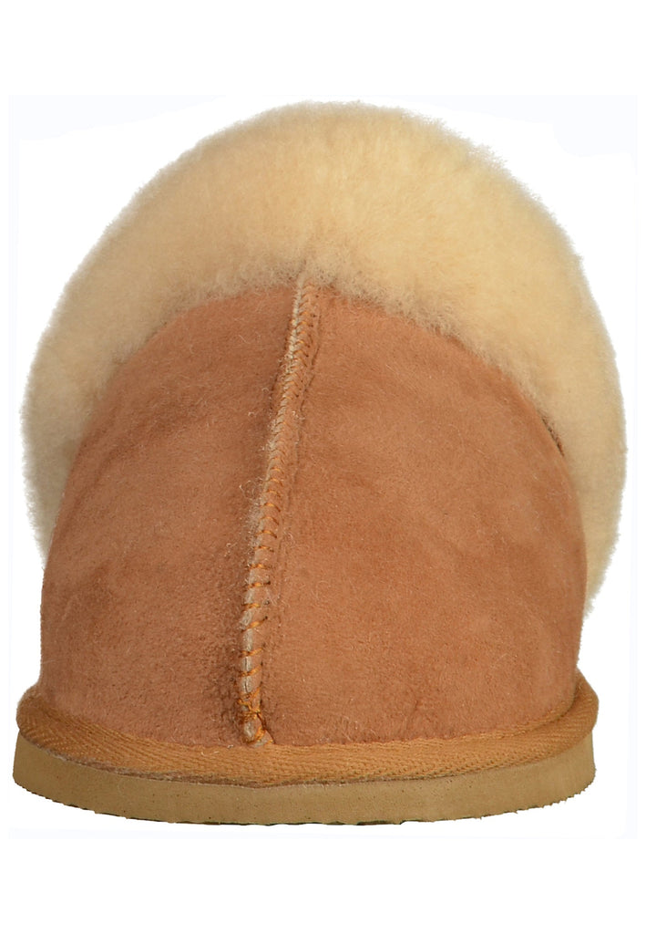 Shepherd Hausschuhe Leder Kastanie Warmfutter