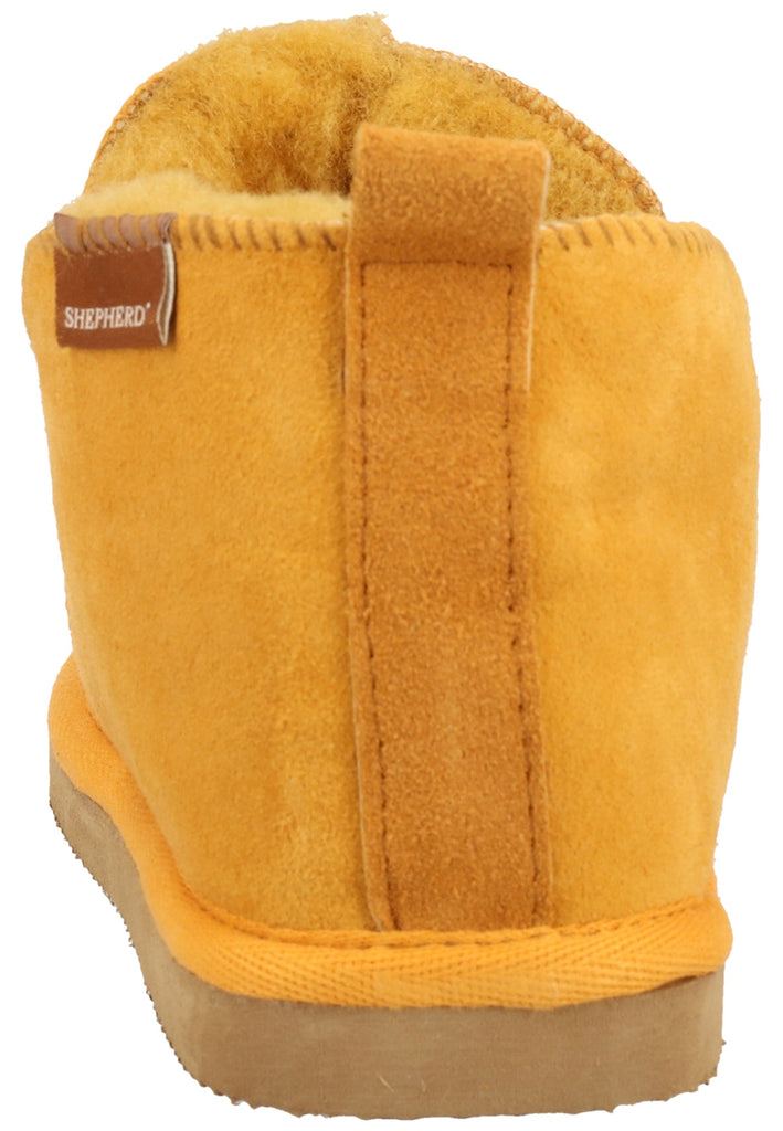 Shepherd Hausschuhe Leder Mustard Warmfutter